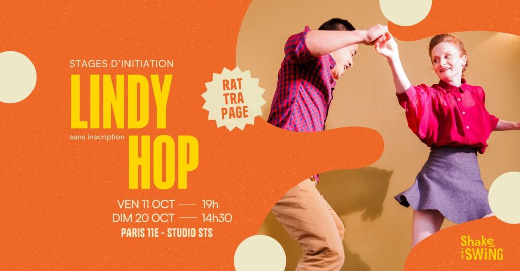 Stage débutant de Lindy Hop - 11 et 20 octobre 2024